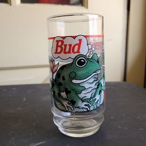 Budweiser 1995 Frog Glass